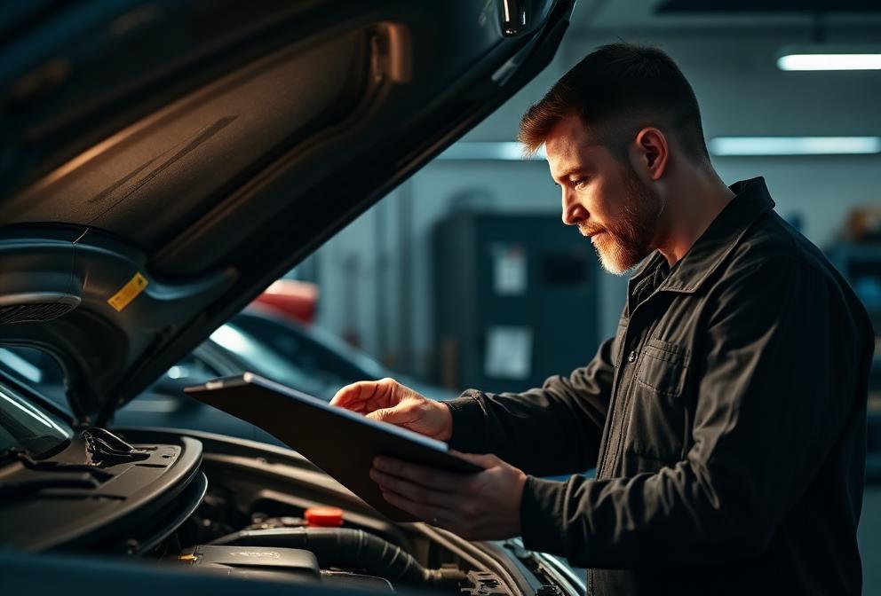 Technische expertise inspectie met klembord